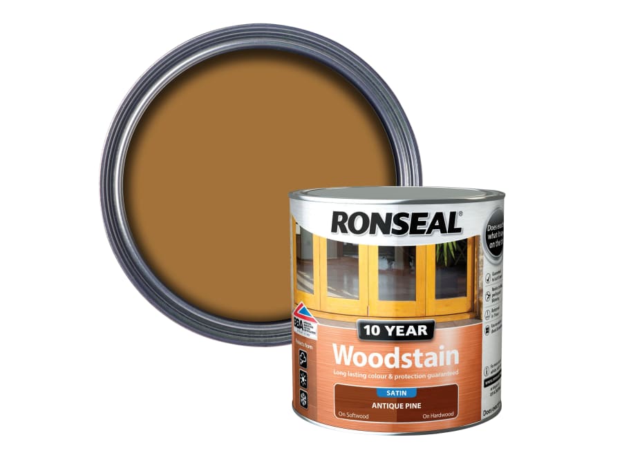 Ronseal 38687 10 Year Woodstain Antique Pine 2.5 Litre