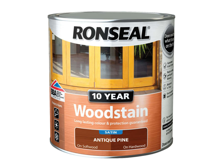 Ronseal 38676 10 Year Woodstain Antique Pine 750ml