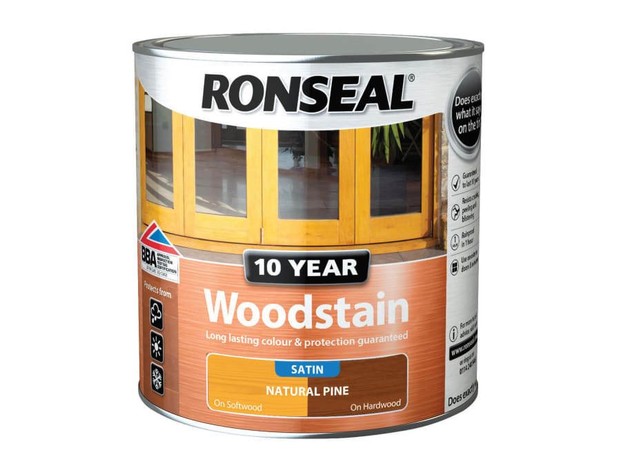 Ronseal 38688 10 Year Woodstain Natural Pine 2.5 Litre