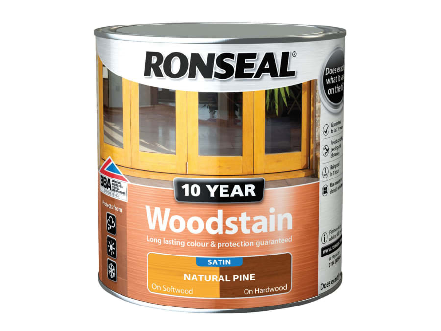 Ronseal 38677 10 Year Woodstain Natural Pine 750ml