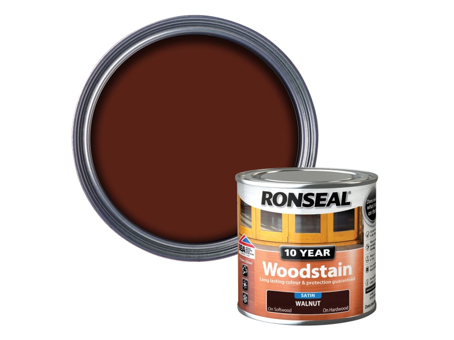 Ronseal 38671 10 Year Woodstain Walnut 250ml
