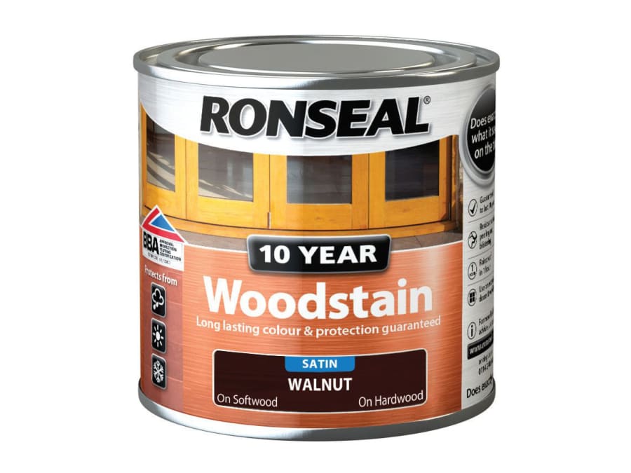 Ronseal 38671 10 Year Woodstain Walnut 250ml