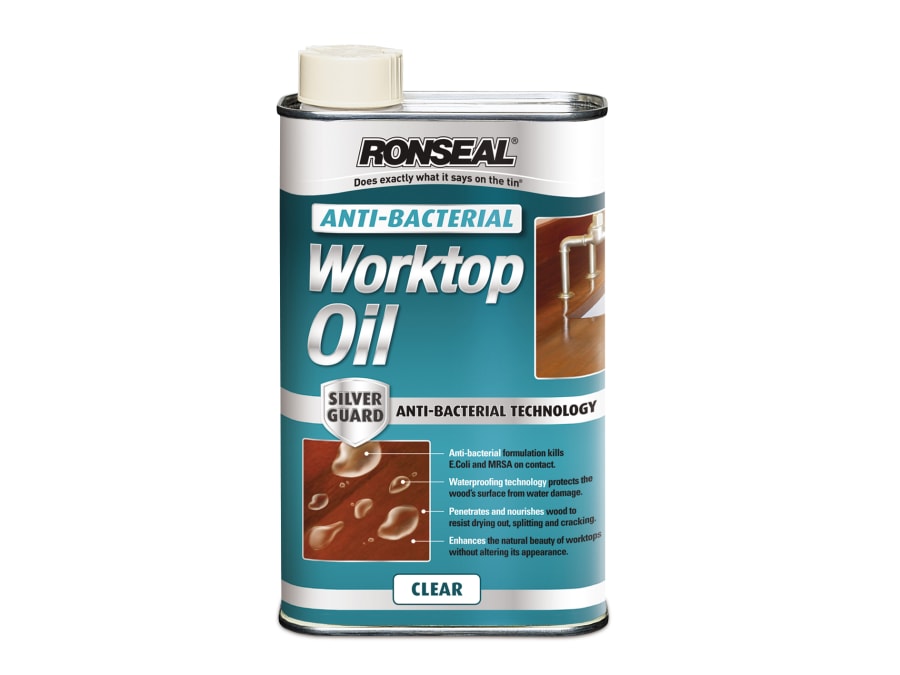 Ronseal 36224 Anti-Bacterial Worktop Oil 1 Litre