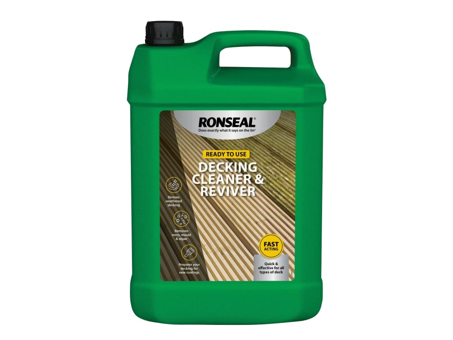 Ronseal 35903 Decking Cleaner & Reviver 5 Litre