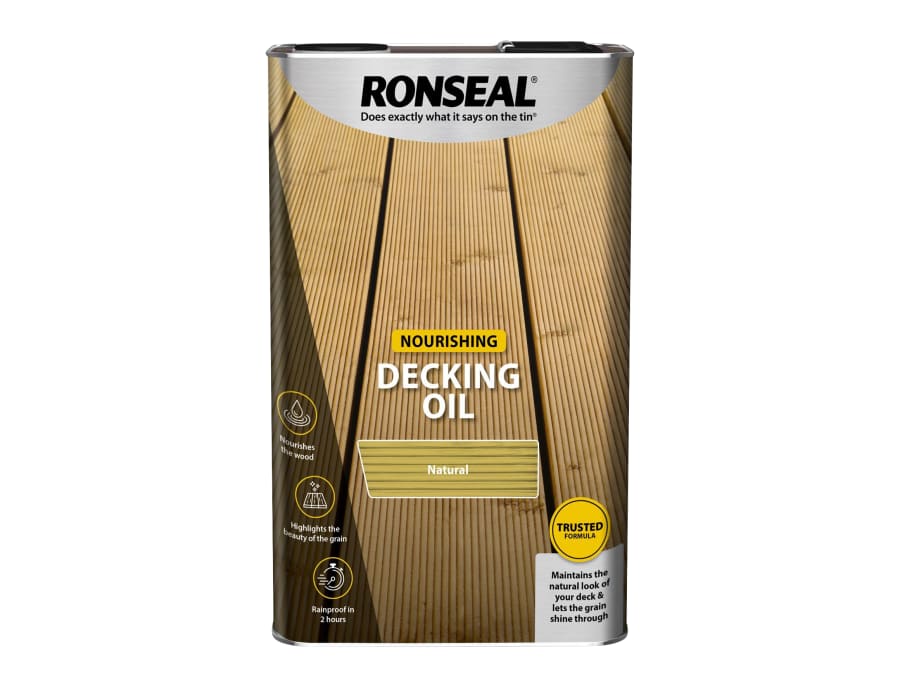Ronseal 35190 5 Litre Natural Decking Oil