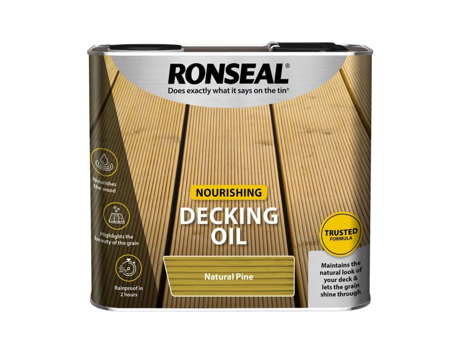 Ronseal 34774 Decking Oil Natural Pine 2.5 Litre