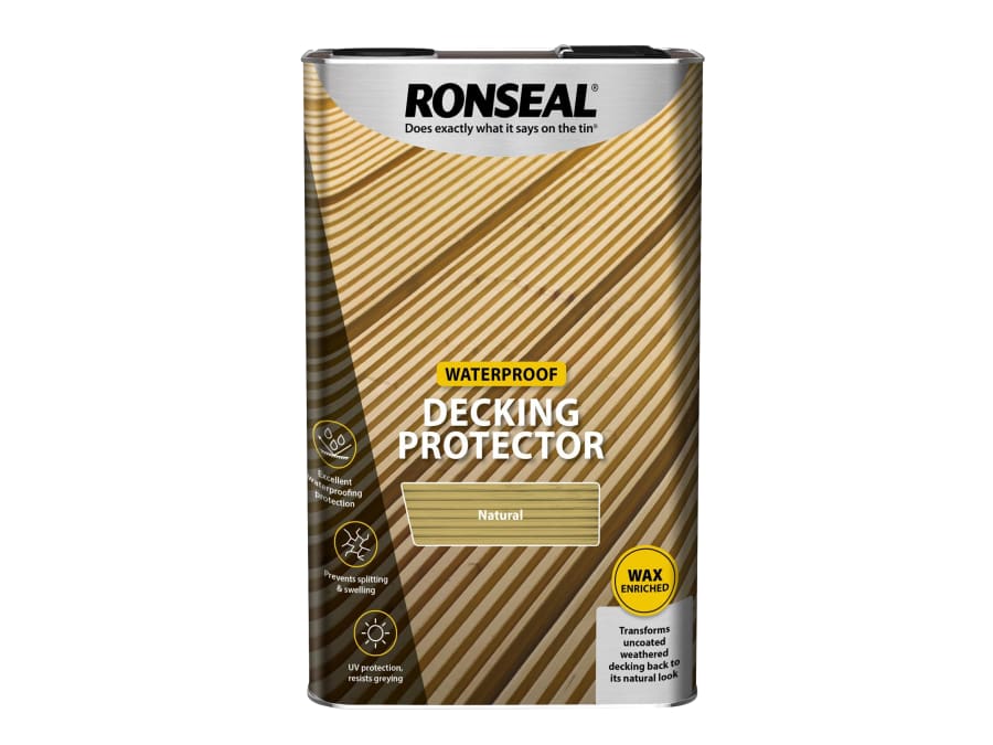 Ronseal 36434 Decking Protector Natural 5 Litre