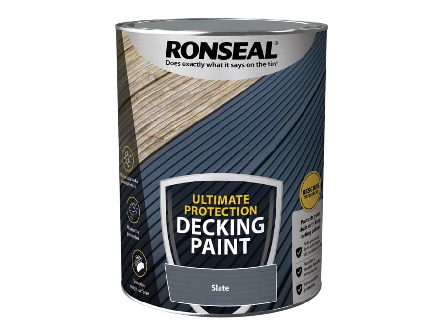 Ronseal 39160 Decking Paint Slate 5 Litre