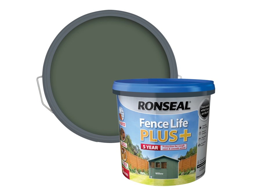 Ronseal 37626 Fence Life Plus Willow 5 Litre