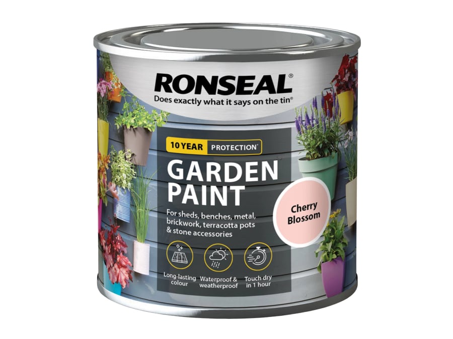 Ronseal 37599 Garden Paint Cherry Blossom 250ml
