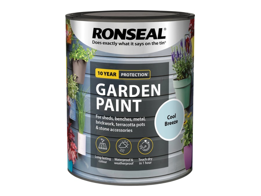 Ronseal 37398 Garden Paint Cool Breeze 750ml