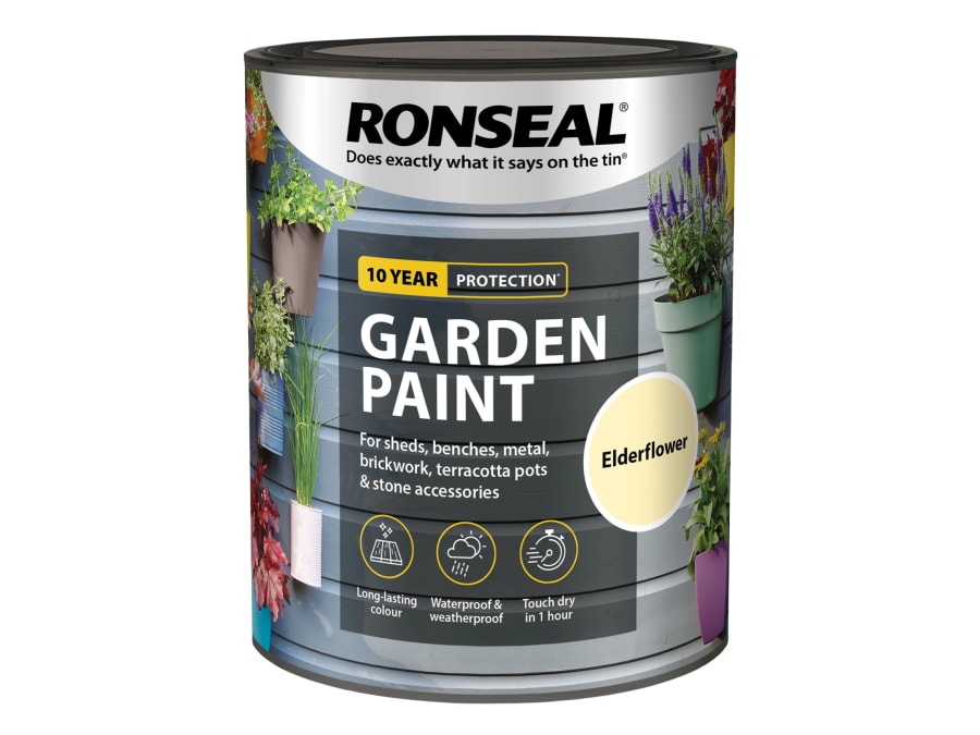 Ronseal 37403 Garden Paint Elderflower 750ml