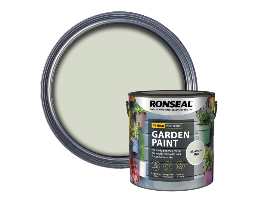 Ronseal 39441 Garden Paint Mountain Mist 2.5 Litre