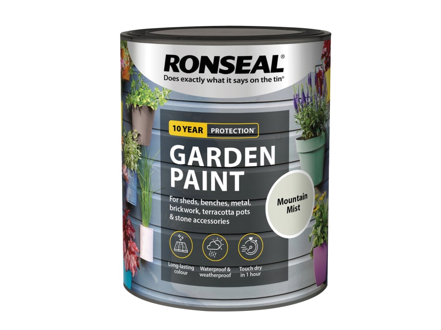 Ronseal 39440 Garden Paint Mountain Mist 750ml