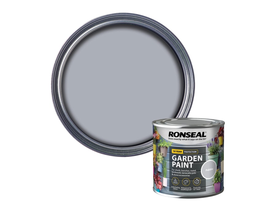 Ronseal 38264 Garden Paint Pebble 250ml