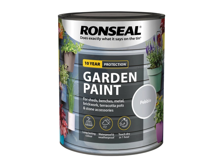 Ronseal 38265 Garden Paint Pebble 750ml