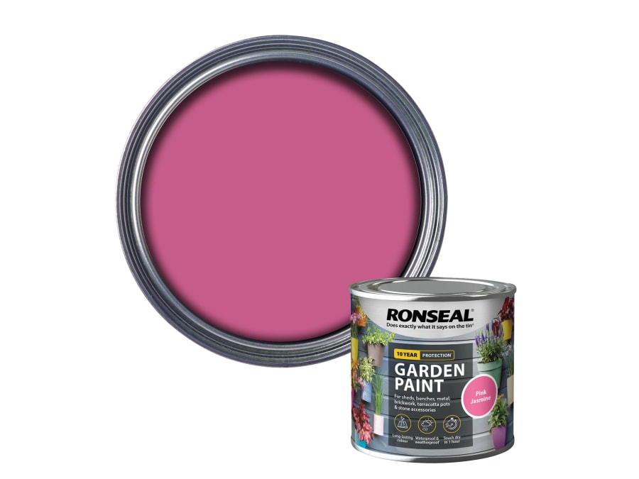 Ronseal 37383 Garden Paint Pink Jasmine 250ml