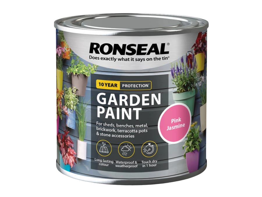 Ronseal 37383 Garden Paint Pink Jasmine 250ml