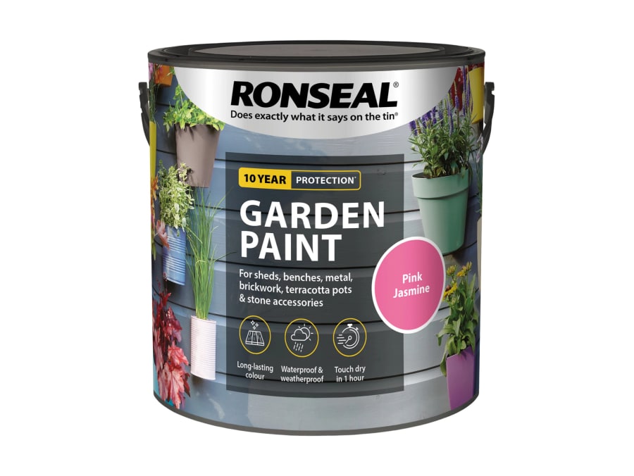 Ronseal 38513 Garden Paint Pink Jasmine 2.5 Litre