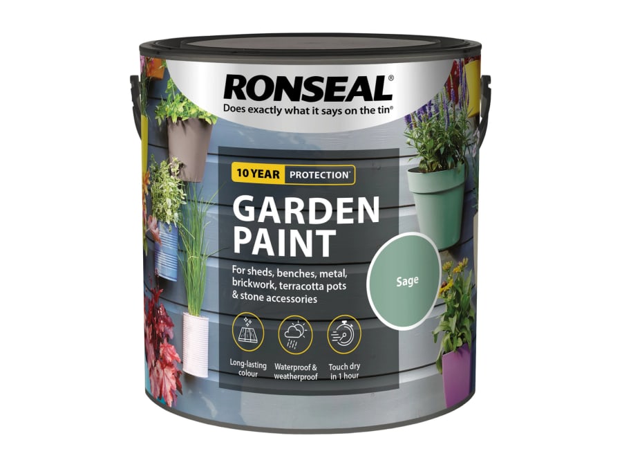 Ronseal 37419 Garden Paint Sage 2.5 Litre