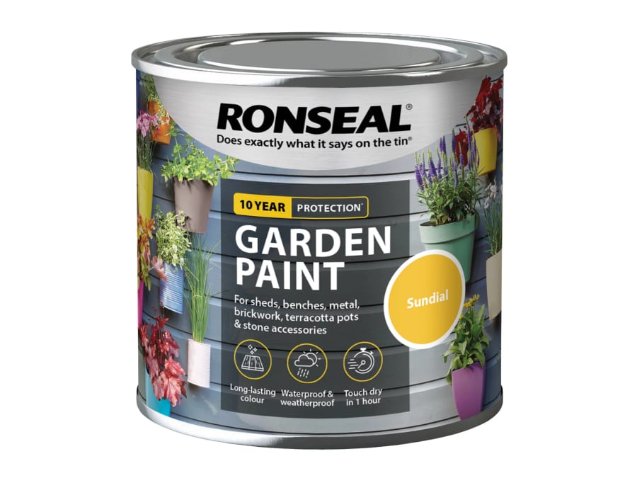 Ronseal 37602 Garden Paint Sunburst 250ml