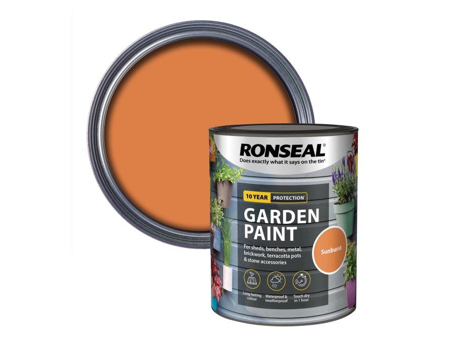 Ronseal 37609 Garden Paint Sunburst 750ml