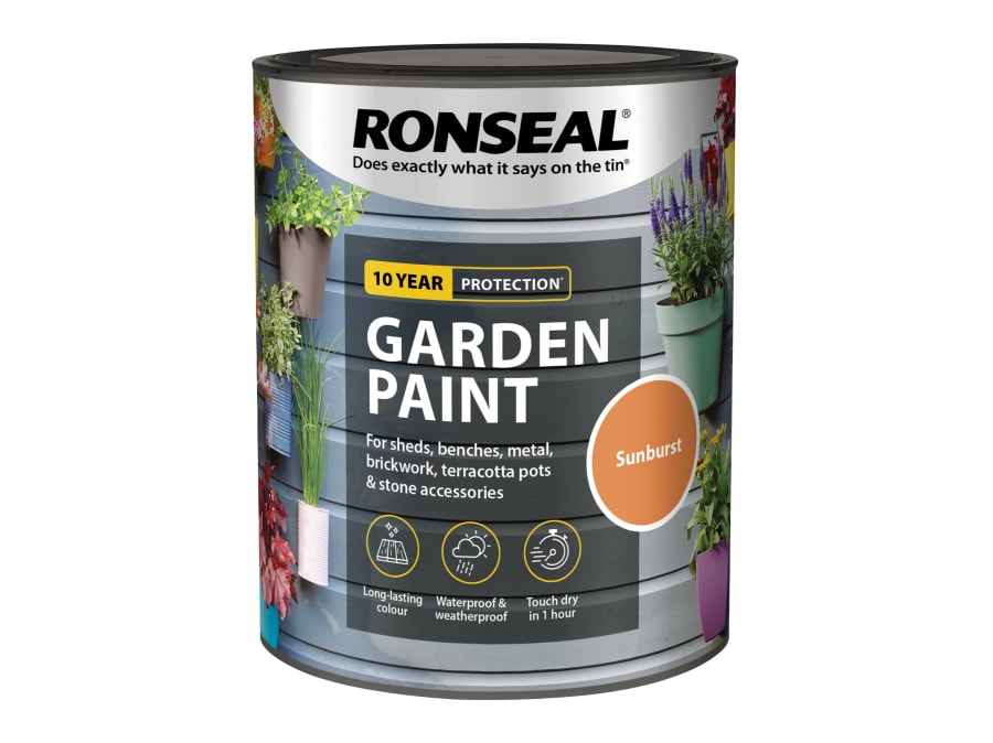 Ronseal 37609 Garden Paint Sunburst 750ml