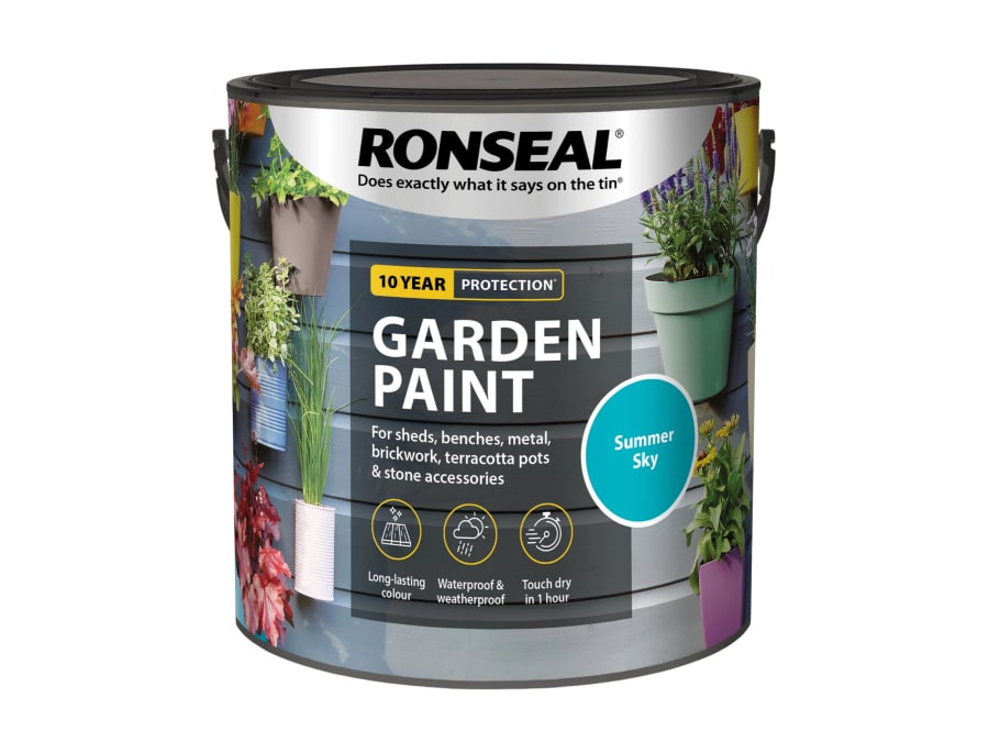 Ronseal 38514 Garden Paint Summer Sky 2.5 Litre