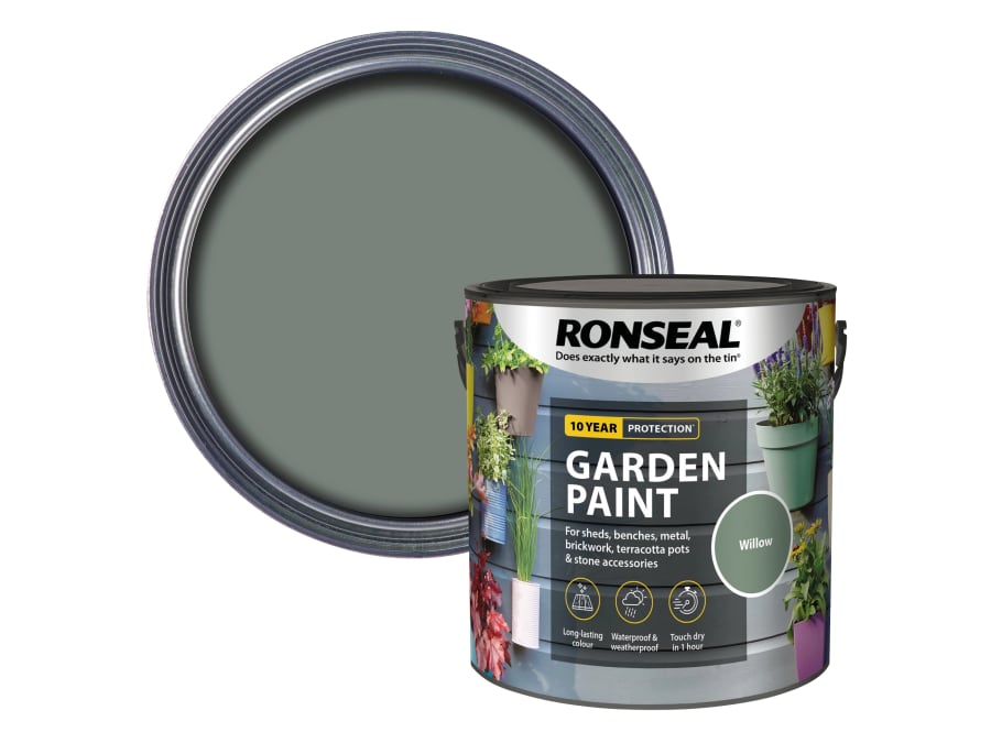 Ronseal 37420 Garden Paint Willow 2.5 Litre