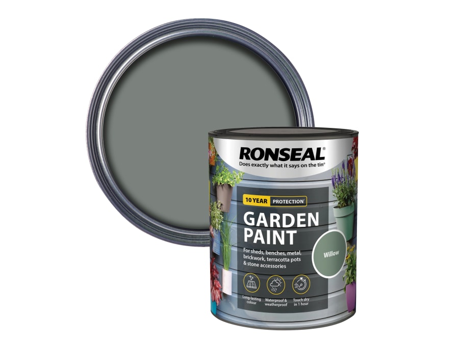 Ronseal 37396 Garden Paint Willow 750ml