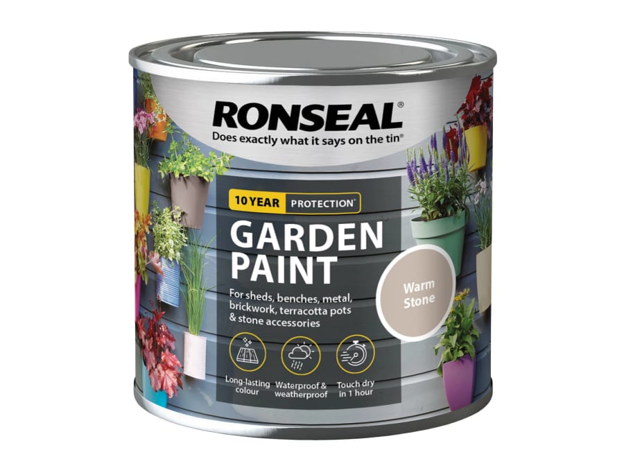 Ronseal 37596 Garden Paint Warm Stone 250ml