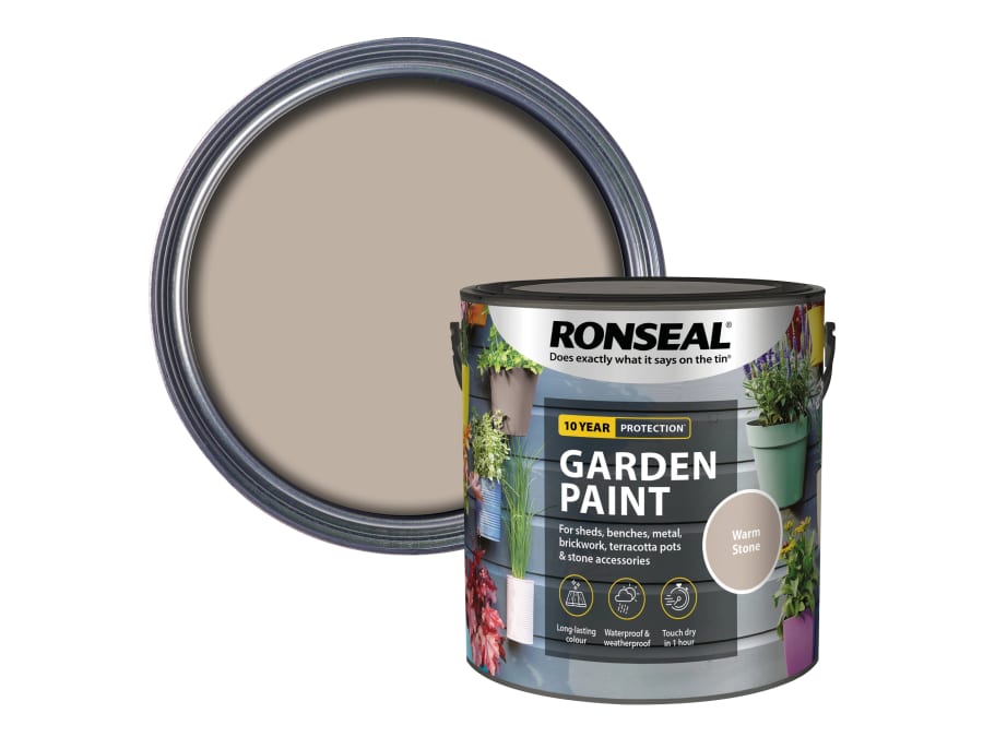 Ronseal 38515 Garden Paint Warm Stone 2.5 Litre