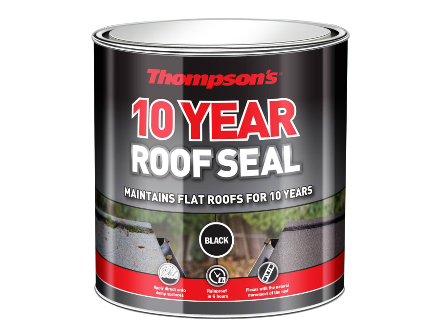 Ronseal 30144 10 Year Roof Seal Black 2.5 Litre