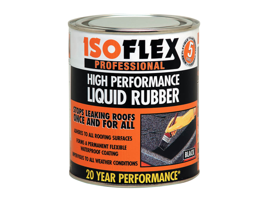 Ronseal 32998 Liquid Rubber Black 750ml