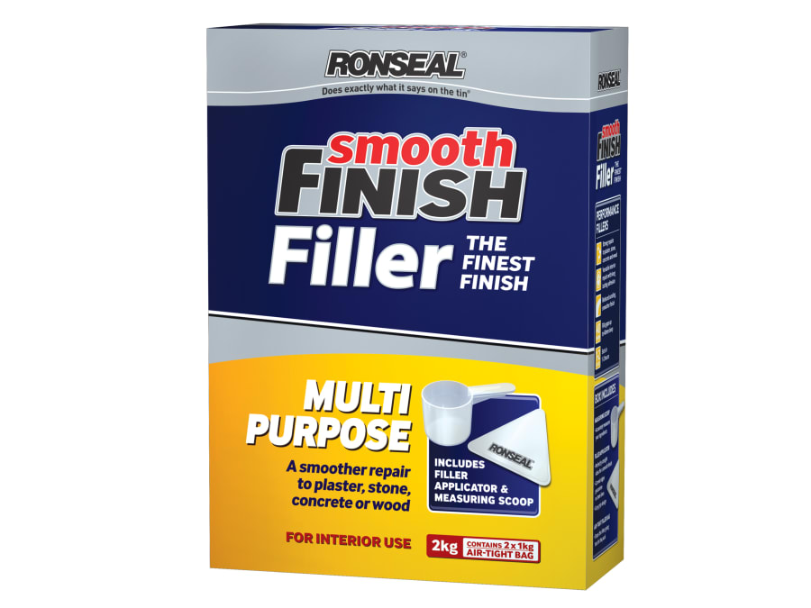 Ronseal 36550 Smooth Finish Multipurpose Wall Powder Filler 2kg