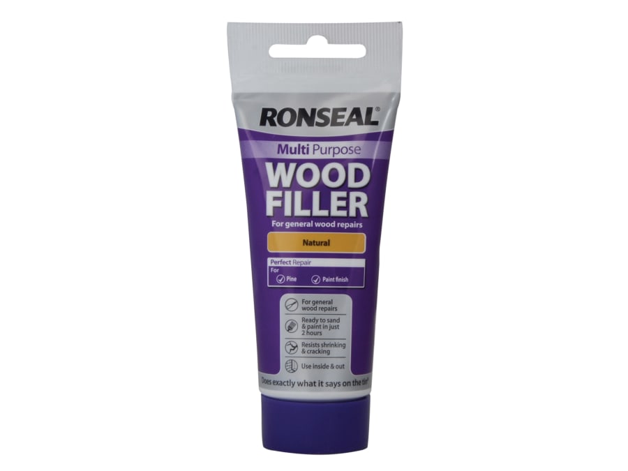 Ronseal 33635 Multipurpose Wood Filler 100g Natural