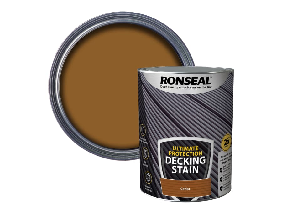 Ronseal 39107 Cedar Decking Stain 5 Litre