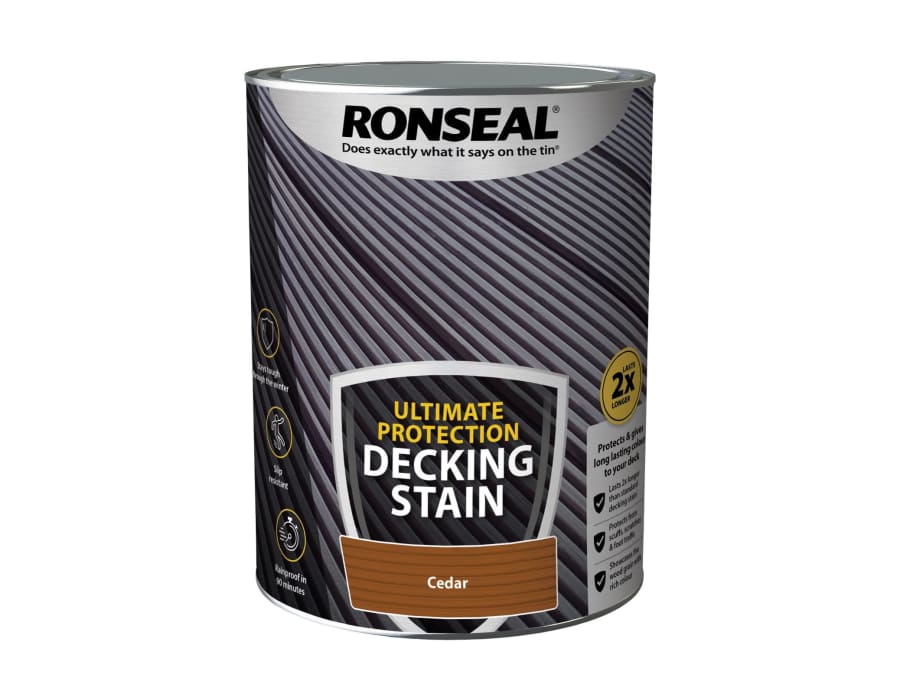 Ronseal 39107 Cedar Decking Stain 5 Litre