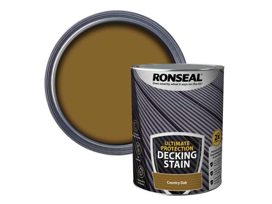 Ronseal 39111 Country Oak Decking Stain 5 Litre