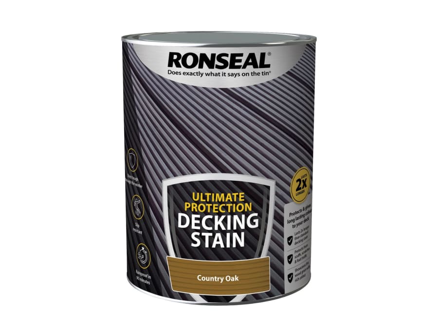 Ronseal 39111 Country Oak Decking Stain 5 Litre