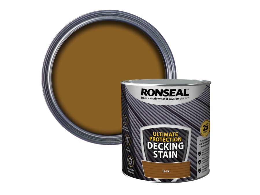 Ronseal 39120 Rich Teak Decking Stain 5 Litre