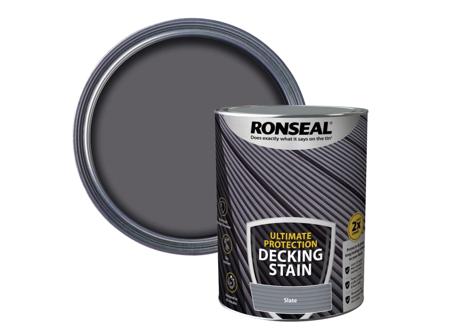 Ronseal 39123 Decking Stain Slate 5 Litre