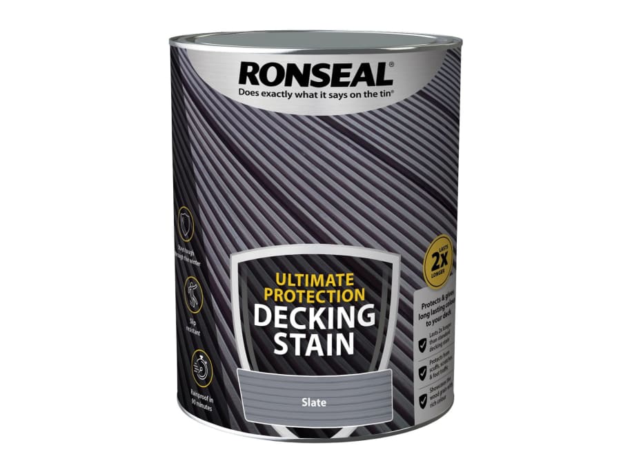 Ronseal 39123 Decking Stain Slate 5 Litre