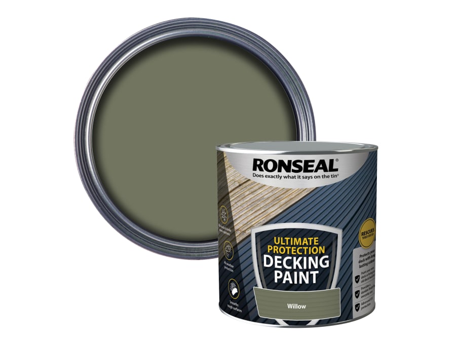 Ronseal 39223 Ultimate Protection Decking Stain Willow 2.5 Litre