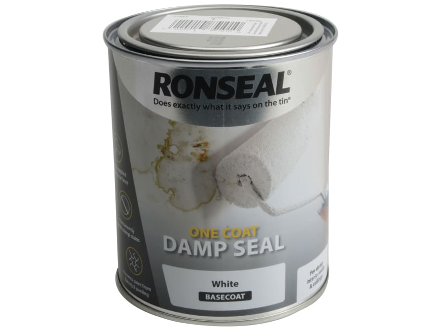 Ronseal 37563 One Coat Damp Seal White 750ml
