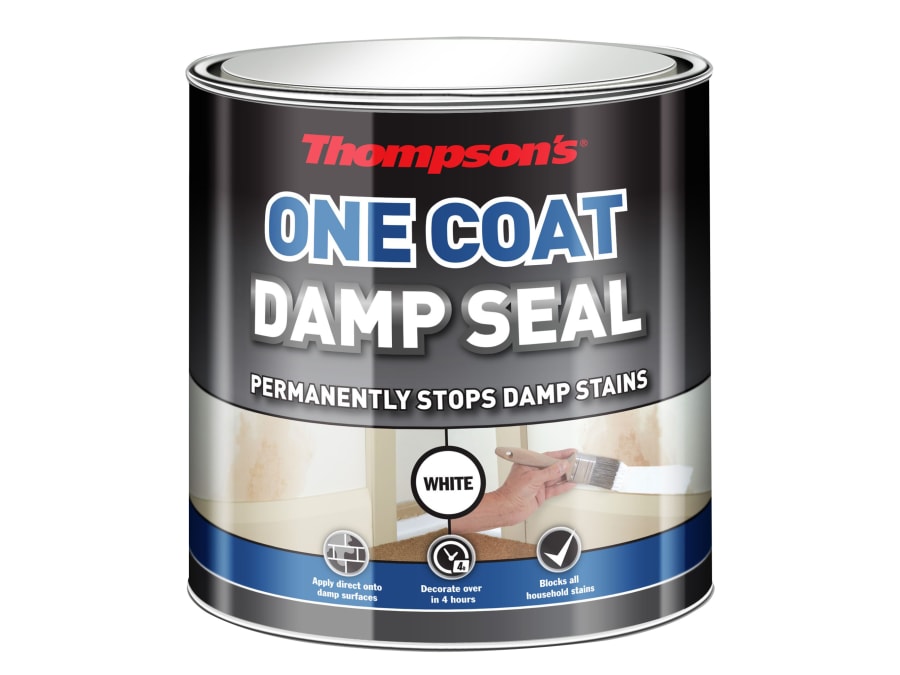 Ronseal 34579 One Coat Stain Block Damp Seal 2.5L