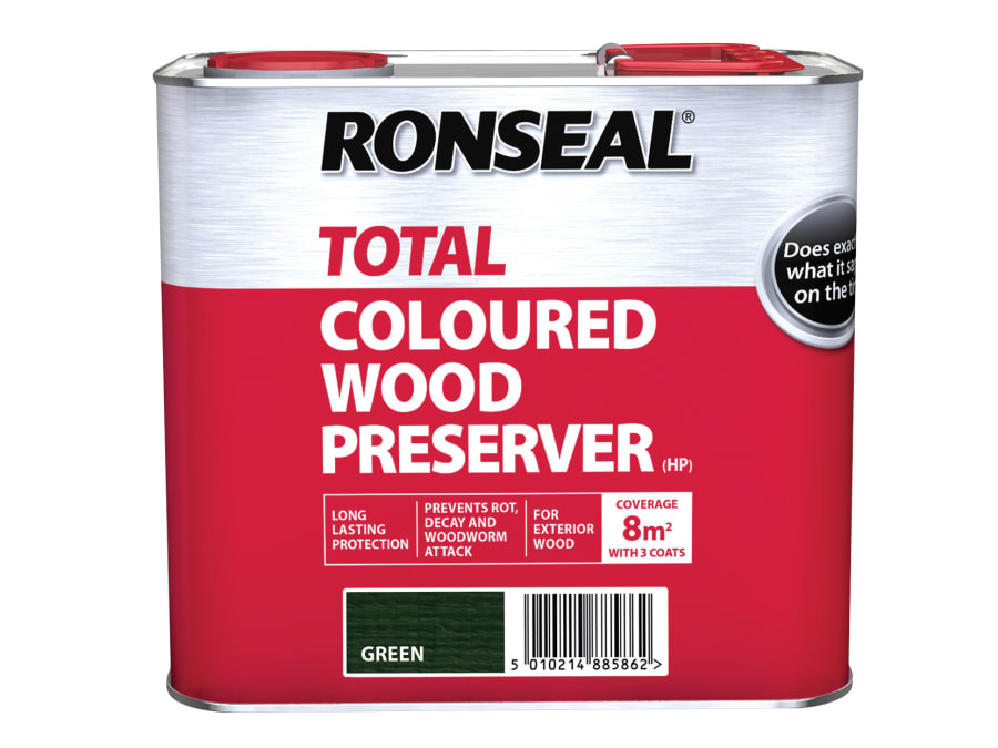 Ronseal 38586 Trade Total Wood Preserver Green 2.5 Litre