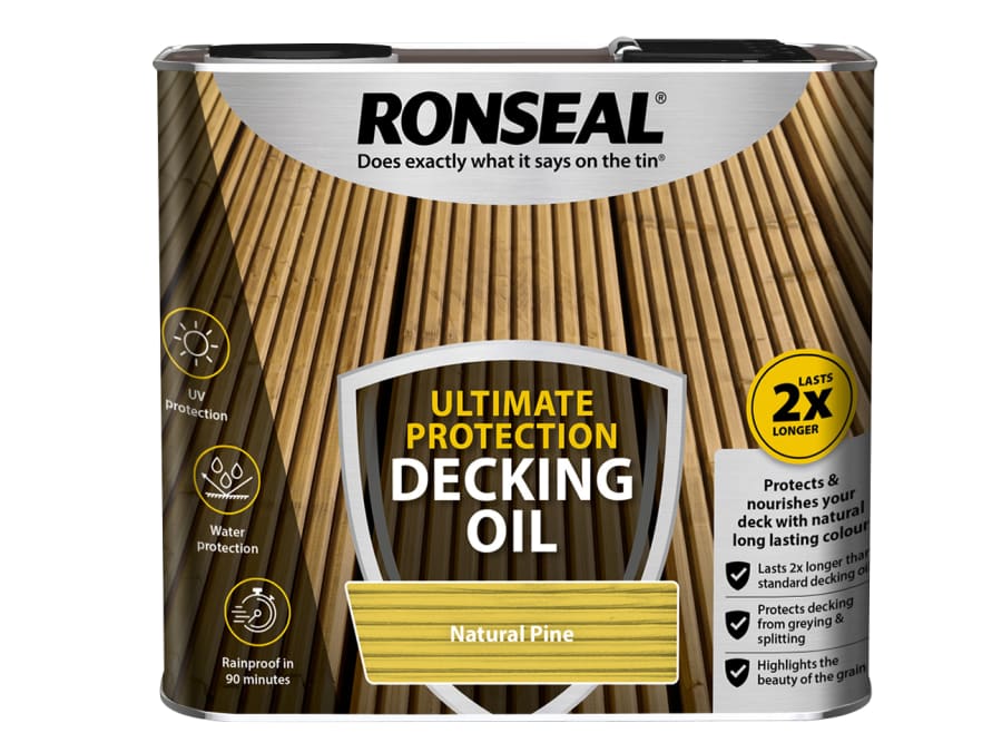 Ronseal 36936 Decking Oil Natural Pine 2.5 Litre