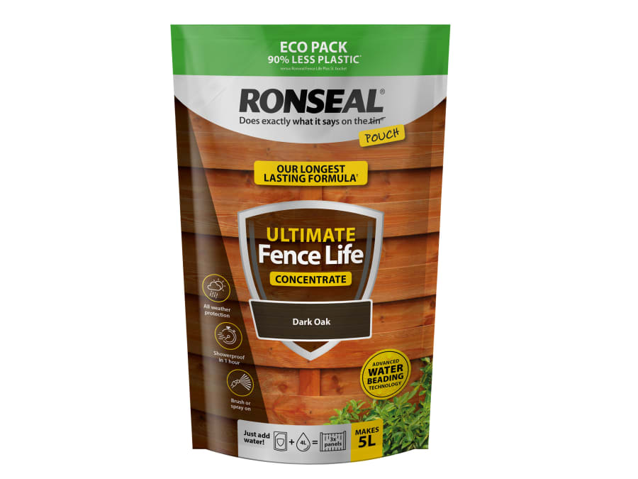 Ronseal 39383 Ultimate Fence Life Concentrate Dark Oak 950ml