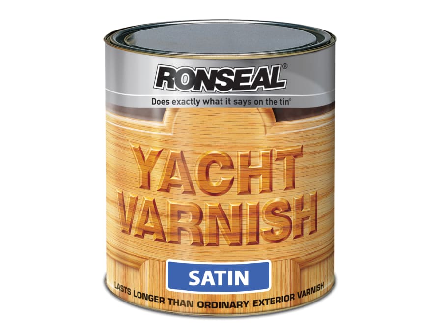 Ronseal 34909 Exterior Yacht Varnish Satin 2.5 Litre